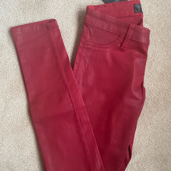 Guess glossy coated jeans - new - size 24 - Picture 4 of 7